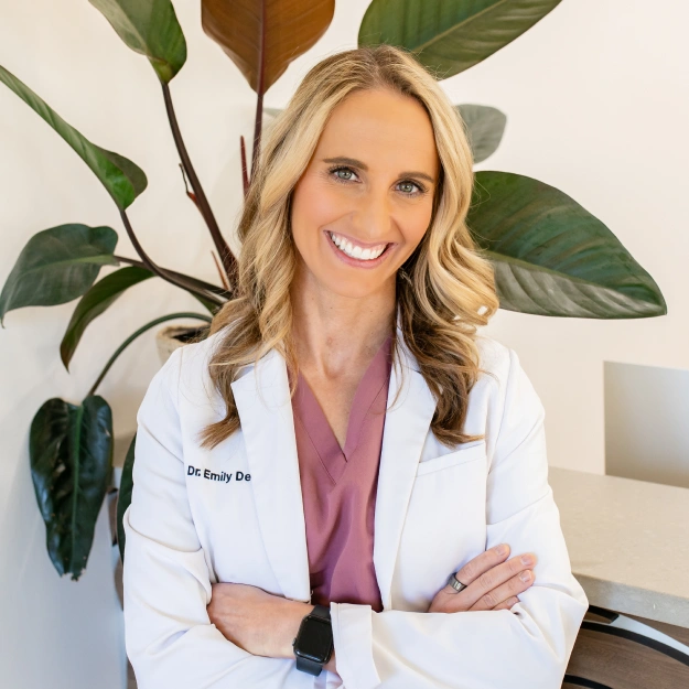 Portrait of Dr. Emily Dennison in the dental office
