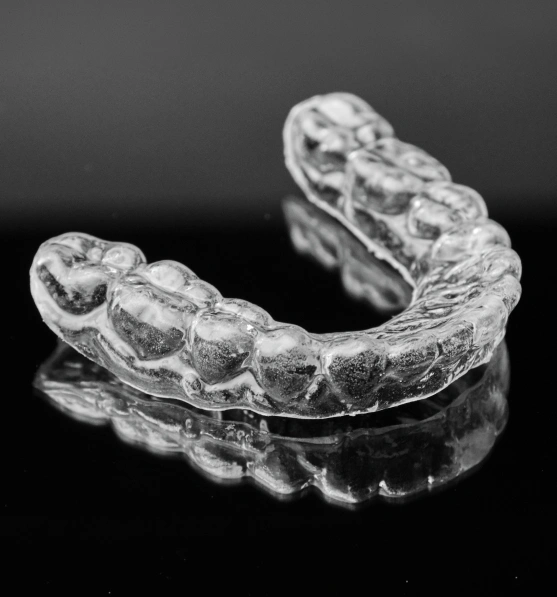 Clear custom night guard for teeth protection